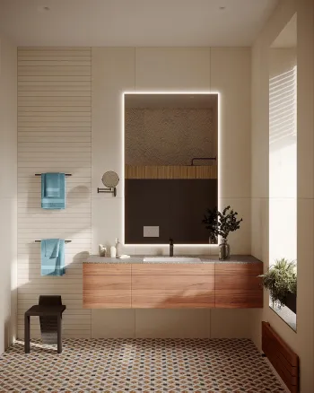Интерьер ванной  смотреть на Basicdecor