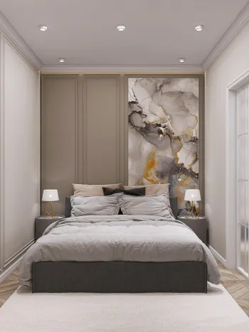 Интерьер спальни  смотреть на Basicdecor