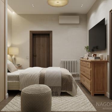 Интерьер спальни cветильниками над кроватью  смотреть на Basicdecor