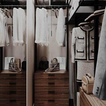 Интерьер гардеробной  смотреть на Basicdecor