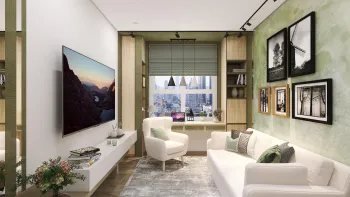 Интерьер гостиной  смотреть на Basicdecor