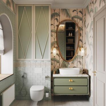 Интерьер ванной  смотреть на Basicdecor