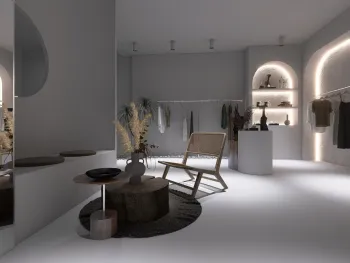 Интерьер c подсветкой  смотреть на Basicdecor