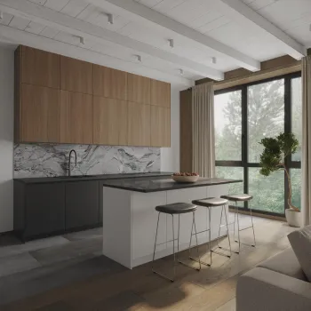 Интерьер кухни в современном стиле смотреть на Basicdecor