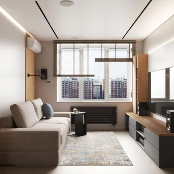 Интерьер гостиной  смотреть на Basicdecor