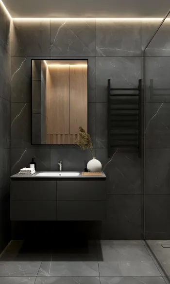 Интерьер ванной  смотреть на Basicdecor