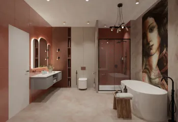 Интерьер ванной  смотреть на Basicdecor