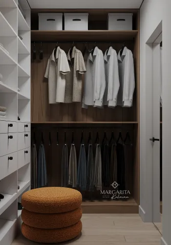 Интерьер гардеробной  смотреть на Basicdecor
