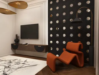 Интерьер гостиной  смотреть на Basicdecor