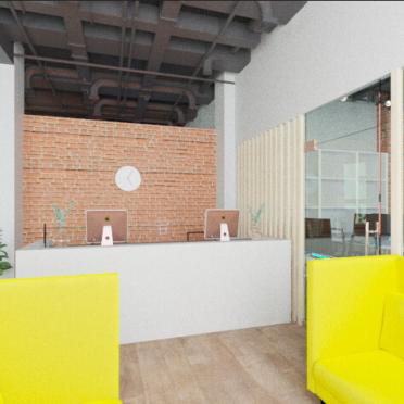 Интерьер c рабочим местом  смотреть на Basicdecor