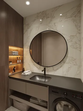 Интерьер ванной  смотреть на Basicdecor