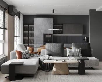 Интерьер гостиной  смотреть на Basicdecor