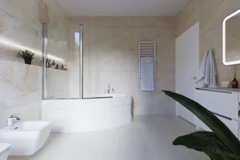Интерьер ванной  смотреть на Basicdecor