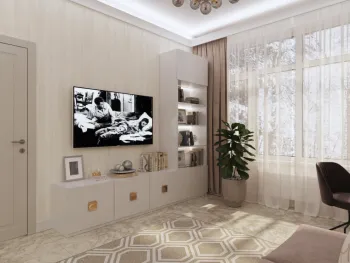 Интерьер гостиной  смотреть на Basicdecor