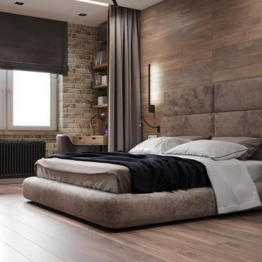 Интерьер спальни  смотреть на Basicdecor