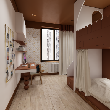 Интерьер детской  смотреть на Basicdecor