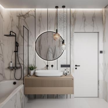 Интерьер ванной  смотреть на Basicdecor