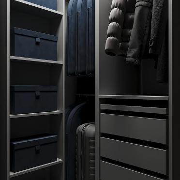 Интерьер гардеробной  смотреть на Basicdecor