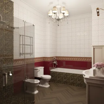 Интерьер ванной  смотреть на Basicdecor