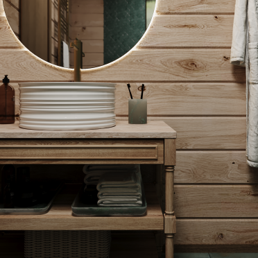 Интерьер ванной в стиле кантри смотреть на Basicdecor