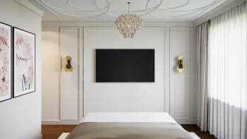Интерьер спальни в неоклассике смотреть на Basicdecor