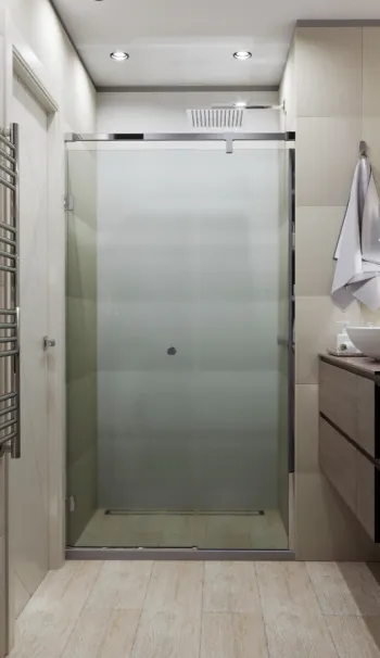 Интерьер ванной с без окна в современном стиле смотреть на Basicdecor
