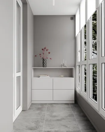 Интерьер с балконом  смотреть на Basicdecor