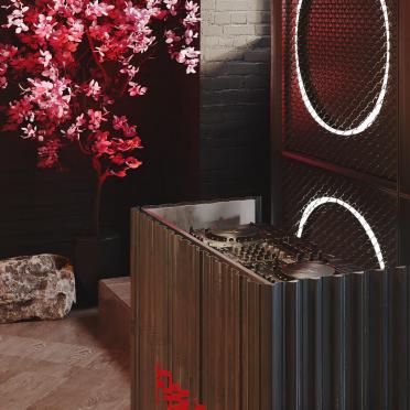 Интерьер c подсветкой  смотреть на Basicdecor
