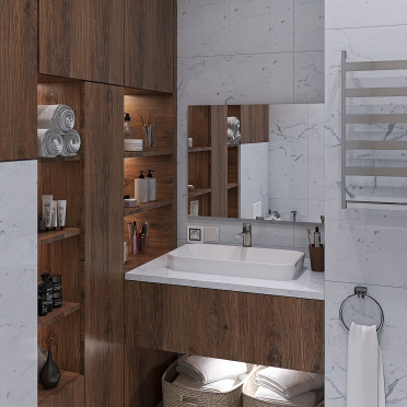 Интерьер ванной  смотреть на Basicdecor