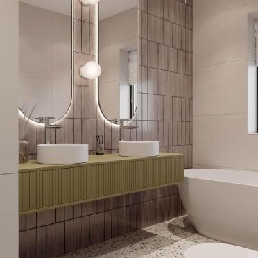 Интерьер ванной  смотреть на Basicdecor