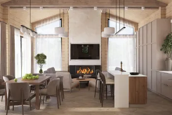 Интерьер столовой  смотреть на Basicdecor