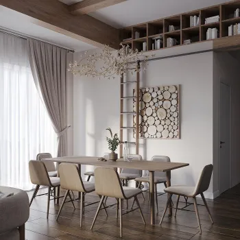 Интерьер столовой  смотреть на Basicdecor