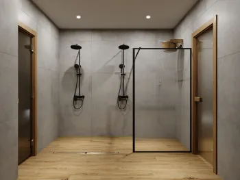 Интерьер ванной в современном стиле смотреть на Basicdecor