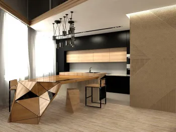 Интерьер кухни  смотреть на Basicdecor