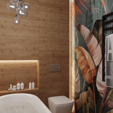 Интерьер ванной  смотреть на Basicdecor