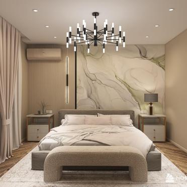Интерьер спальни cветильниками над кроватью  смотреть на Basicdecor