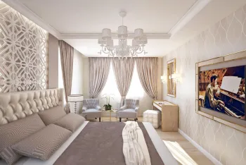 Интерьер гостиной в неоклассике смотреть на Basicdecor