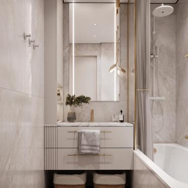 Интерьер ванной  смотреть на Basicdecor