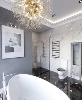 Интерьер ванной  смотреть на Basicdecor