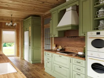 Интерьер кухни в стиле кантри смотреть на Basicdecor