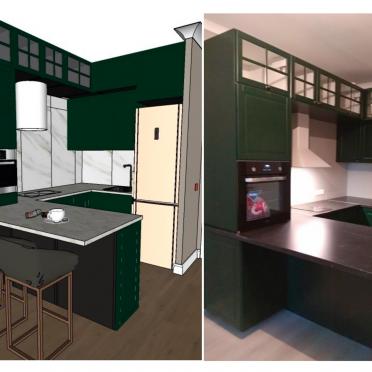 Интерьер кухни  смотреть на Basicdecor