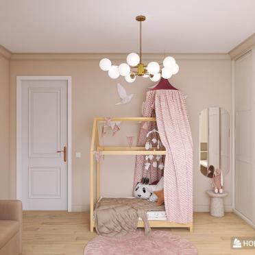 Интерьер детской с для девочки  смотреть на Basicdecor