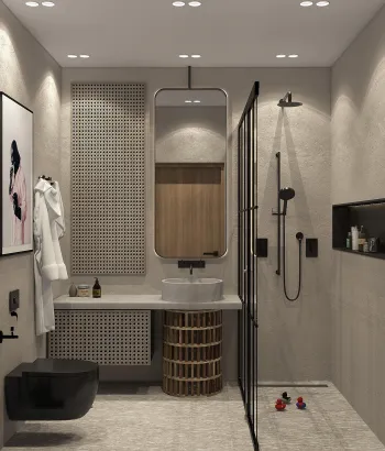 Интерьер ванной  смотреть на Basicdecor