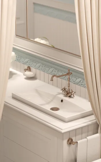 Интерьер ванной в барокко смотреть на Basicdecor