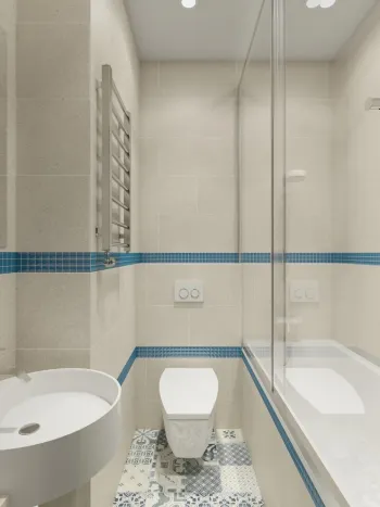 Интерьер ванной в современном стиле смотреть на Basicdecor