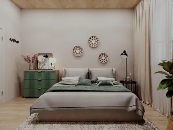 Интерьер спальни  смотреть на Basicdecor