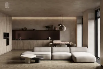 Интерьер гостиной в современном стиле и минимализме смотреть на Basicdecor