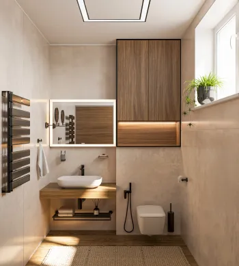 Интерьер ванной  смотреть на Basicdecor