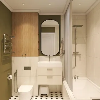 Интерьер ванной  смотреть на Basicdecor
