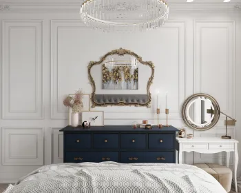 Интерьер спальни в неоклассике смотреть на Basicdecor
